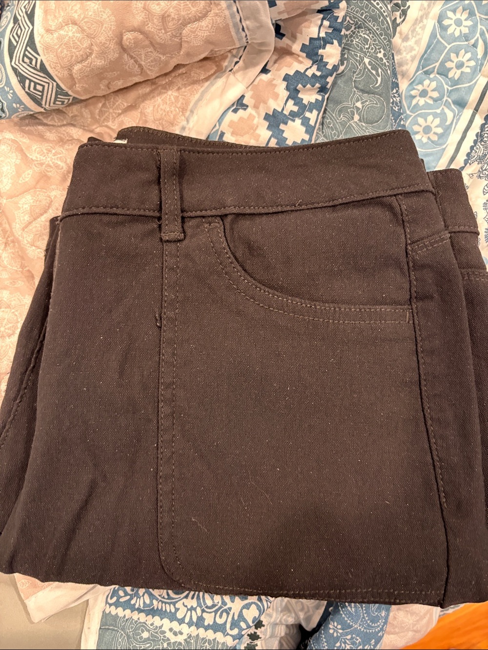 🎈5 for $15 Saint James Black Flat-Front Women's Shorts size 14 - Picture 5 of 5